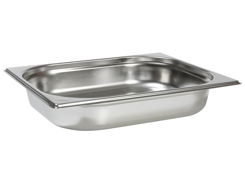 GASTRONORMBEHÄLTER AUS EDELSTAHL 1/2 Tiefe 6,5 cm