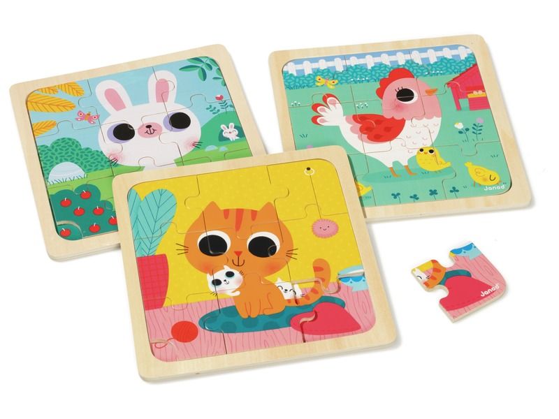 MAXI-SET PUZZLES HOLZ