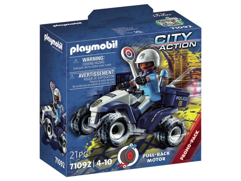 POLIZISTIN MIT QUAD VON PLAYMOBIL