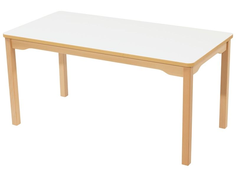 TABLE PLATEAU EFFAÇABLE - PIÉTEMENT BOIS - Rectangle 120x60 cm