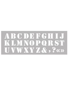 POCHOIR Alphabet