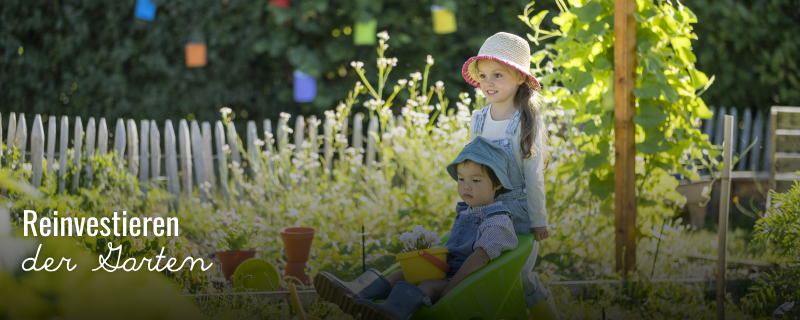 Reinvestieren der Garten