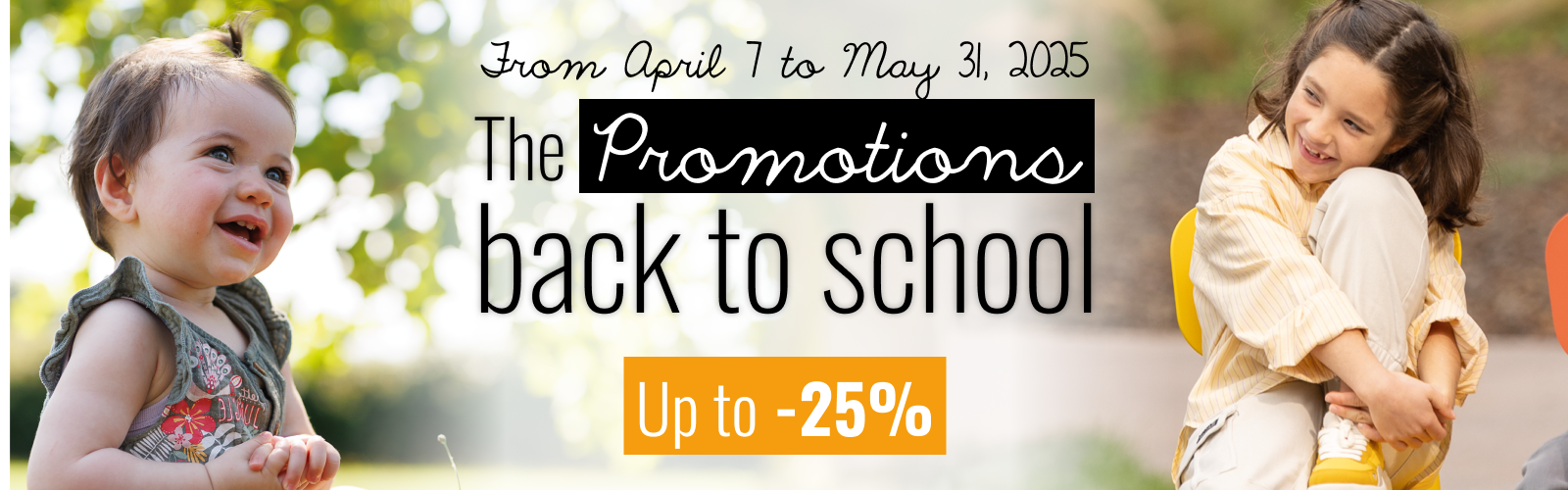 Promotions Back To School 2025