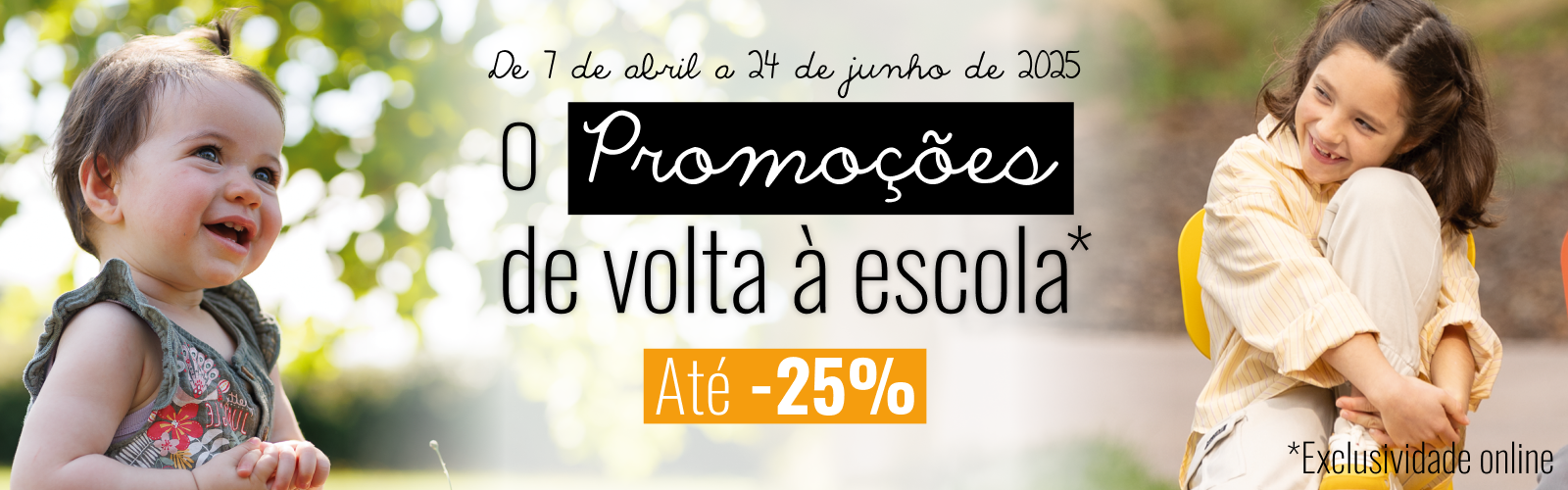 O Promoções de volta à escola