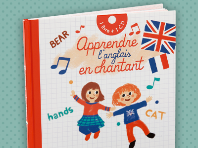 LIVRE/CD APPRENDRE L'ANGLAIS EN CHANTANT