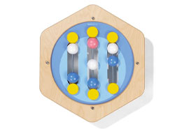 Spielplatten und Kugelschieber