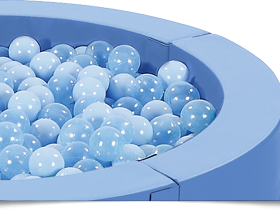 Parcours de motricité avec piscine à balles, Bleu • LOOVE